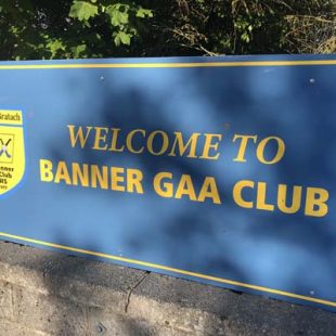 participants charity cycle banner blessing ennis gaa 10th evening friday club